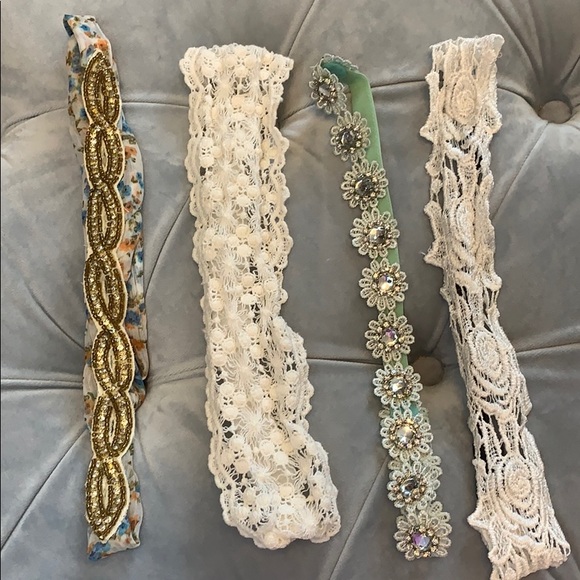 Francesca's Collections Accessories - Francesca’s Headbands Set of 4, $60 VALUE!